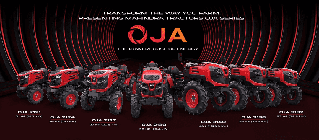 Mahindra launches 7 lightweight OJA 4WD tractors for Indian farmers